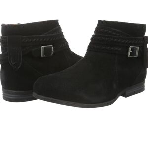 Minnetonka Black Suede Ankle Booties